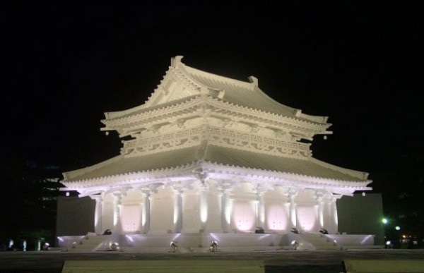 Najbolj spektakularne snežne skulpture